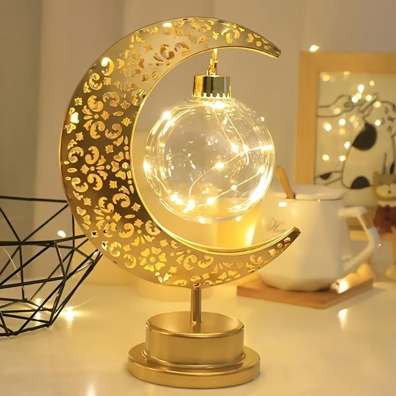 Lampe LED Étoile Lune Creuse Ramadan, Lampe Décorative Style Musulman, Lampe de Table pour Fête de Chambre, Lumière d'Ambiance en Forme
Ouvrir dans un nouvel onglet.