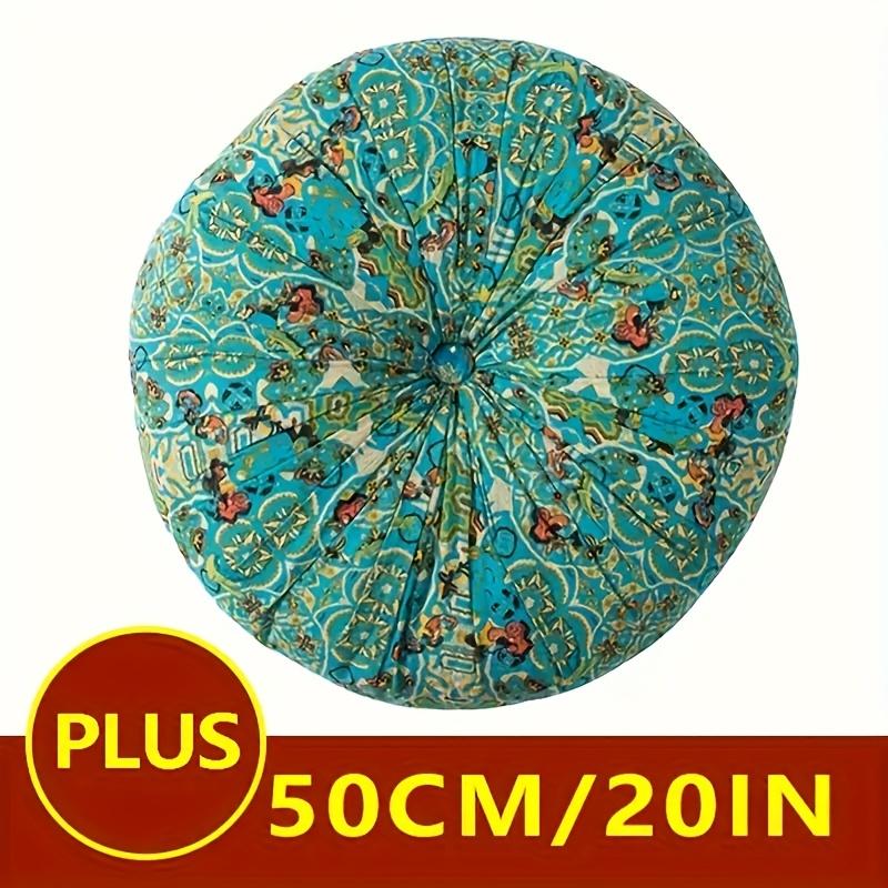 Coussin de sol épais de style bohème, oreiller décoratif pour chambre et salon, coussin de chaise de fenêtre marocaine, tatami, fibre de polyester douce, lavable en machine, convient à toutes les saisons, cadeau de vacances