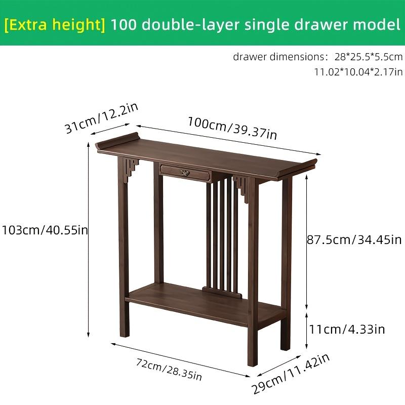 Table d'entrée chinoise zen moderne et minimaliste avec plateau - Assemblage requis, convient pour salon, console de couloir, table d'entrée pour espaces étroits, décor scandinave
Ouvrir dans un nouvel onglet.