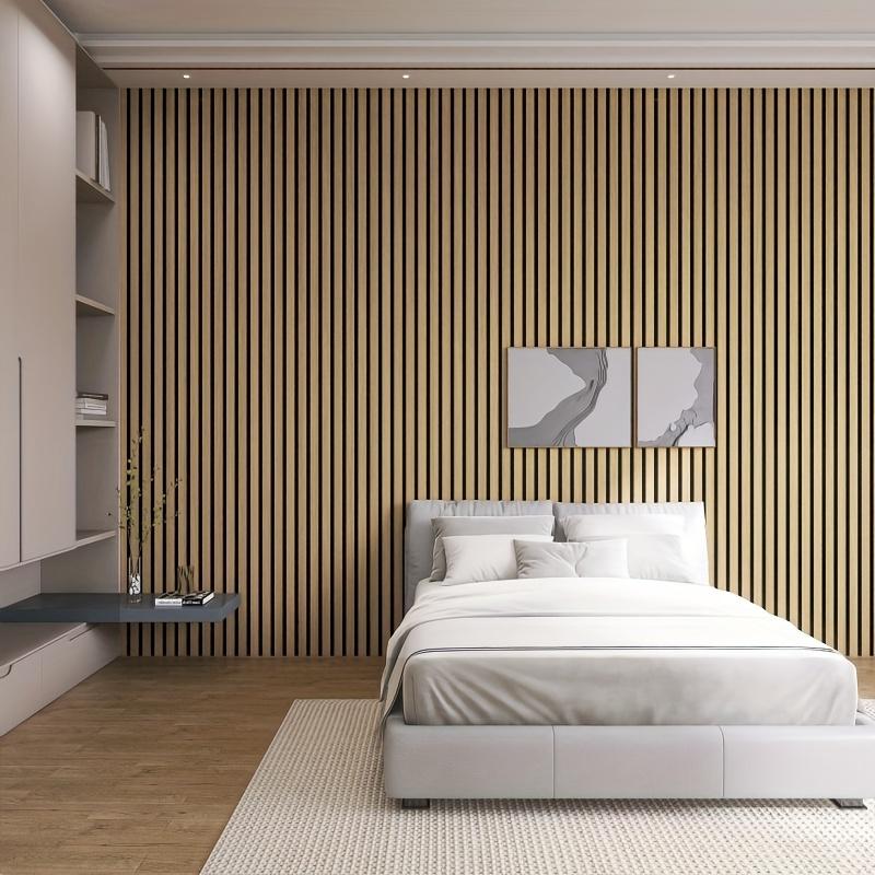 1 Rouleau de Papier Peint Autocollant Compatible pour Dosseret de Cuisine, Film Vinyle Amovible à Rayures Verticales Texturées - Installation Facile, Couche Décollable, Pas de Colle Nécessaire, Adapté pour Chambre, Salon, Panneaux de Meuble
