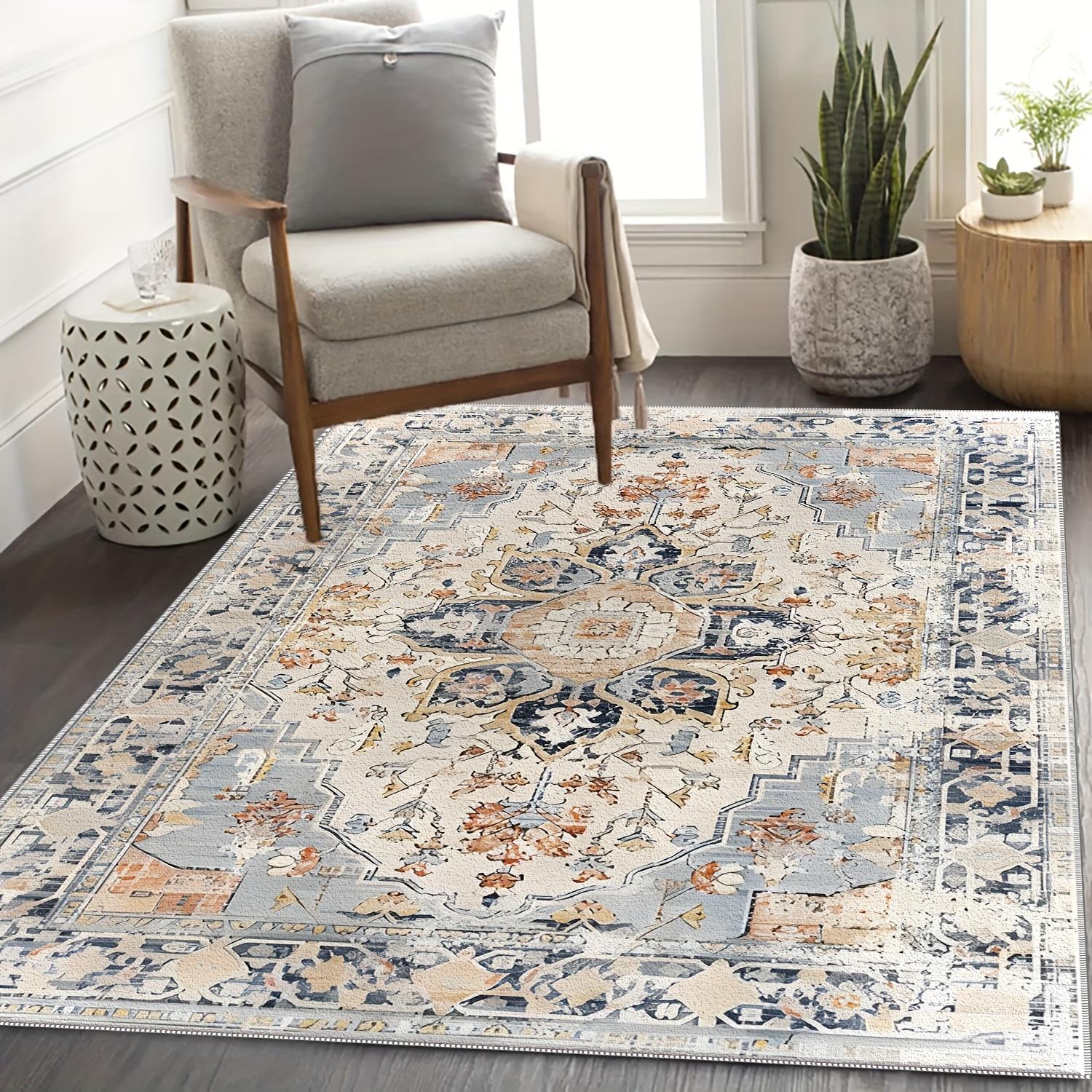 Tapis Villa de styles bohème, persan, vintage européen, marocain et américain pour salons, tapis de salon, tapis de canapé, tapis de table basse, tapis de chambre et tapis de bureauOuvrir dans un nouvel onglet.