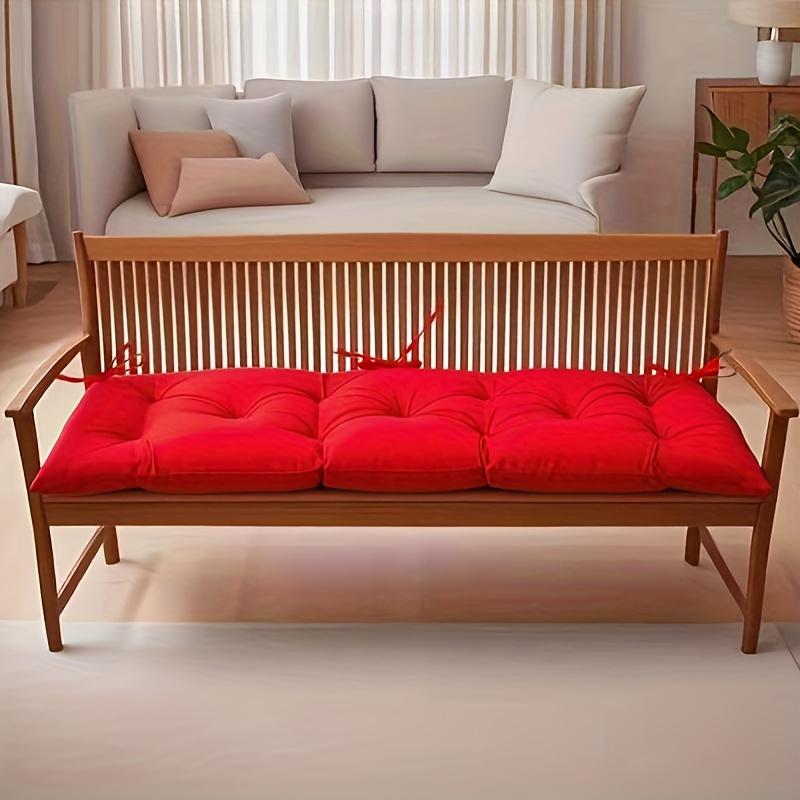 1 Banc Rembourré avec Sangles - Rouge | Disponible en Quatre Tailles, Idéal pour Terrasses et Jardins, Utilisation Toutes Saisons, Cadeau Parfait pour Amis et Parents, Inclut Seulement le Coussin de Siège
Ouvrir dans un nouvel onglet.
