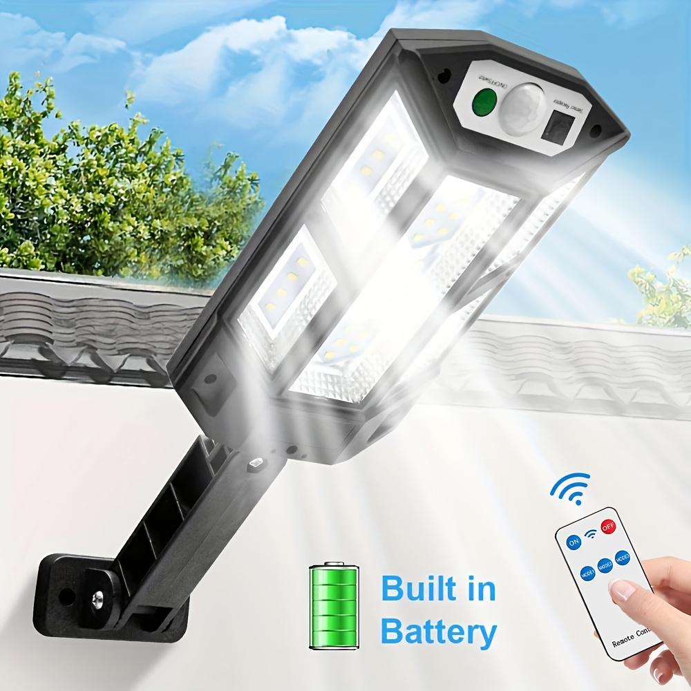 1pc Lampe Solaire de Sport Extérieure Super Lumineuse, Lampe de Rue Intelligente pour Jardin, avec 43 LED, 6500K, Lampe Solaire Portable avec Télécommande, Convient pour Cour, Garage, Jardin, Décoration Extérieure de Rue Commerciale