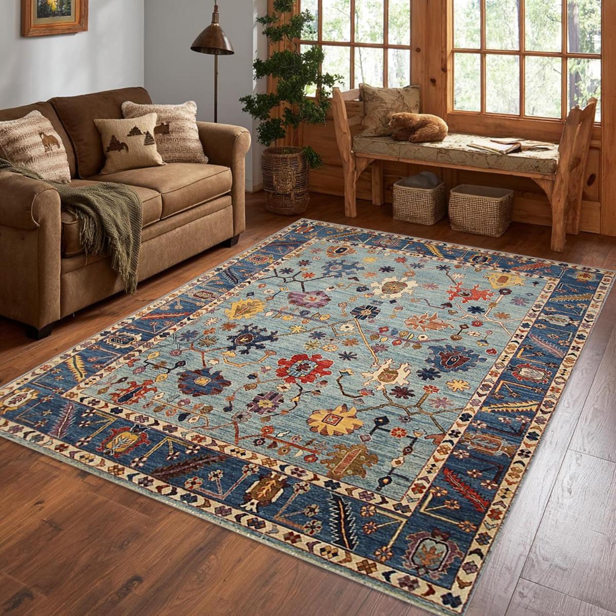 Un tapis de style marocain vintage, une décoration intérieure confortable et élégante, tapis imprimé pour l'intérieur et l'extérieur, Joyeux Noël, convient aux couloirs, cuisines, buanderies, salons, chambres, salles à manger, balcons