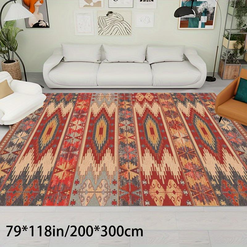 Tapis de Luxe Marocain Persan pour Salon, Chambre ou Bureau - Taille Jumbo 79x118 Pouces (200x300 cm) Lavable en Machine avec Motifs Persans, Doux pour Décor d'Entrée, Tapis Décoratif Traditionnel
Ouvrir dans un nouvel onglet.